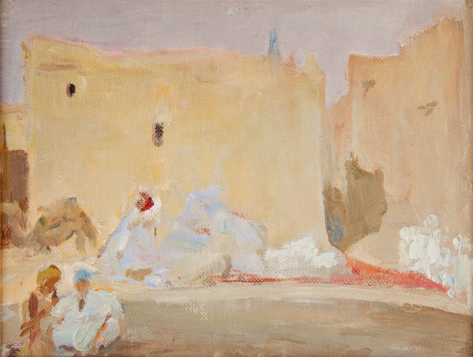 Jan Ciągliński - Sahara (Buildings) - MNK II-b-427 - National Museum Kraków