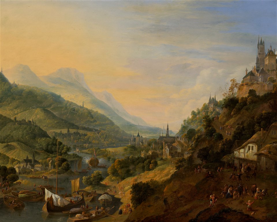 Jan I. Griffier the Elder - A Rheinish Landscape - ILE1993.1.1 - Yale University Art Gallery