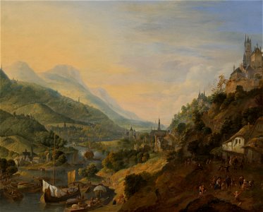 Jan I. Griffier the Elder - A Rheinish Landscape - ILE1993.1.1 - Yale University Art Gallery