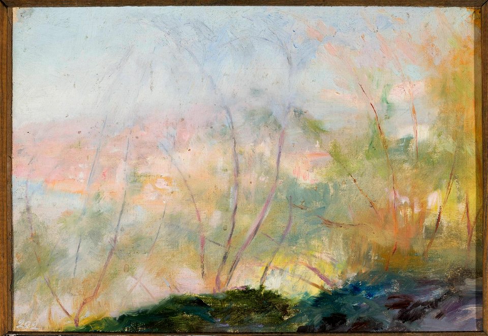 Jan Ciągliński - View of Yalta from Bakhchi-Dere. From the journey to Crimea - MP 1457 MNW - National Museum in Warsaw