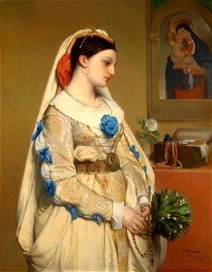 Jan Frans Portaels (1818-95) - A Sicilian Bride - RCIN 406232 - Royal Collection