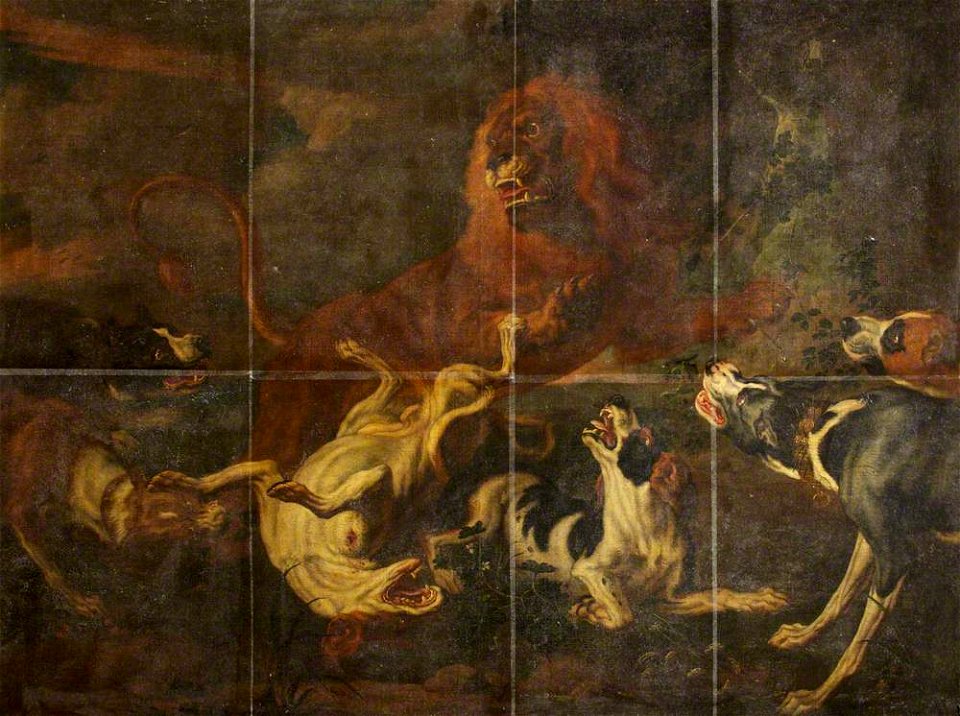 Jan Fyt (1611-1661) (after) - A Lion Hunt - 453739 - National Trust