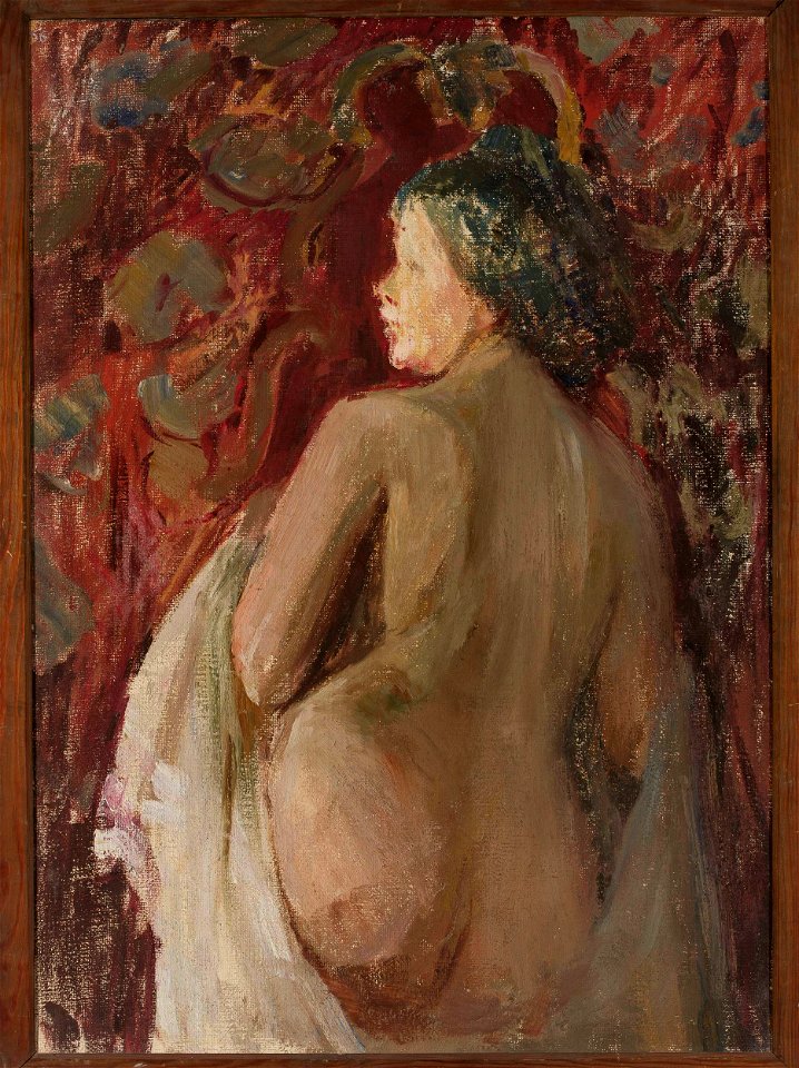 Jan Ciągliński - Study of a woman - MP 1884 MNW - National Museum in Warsaw