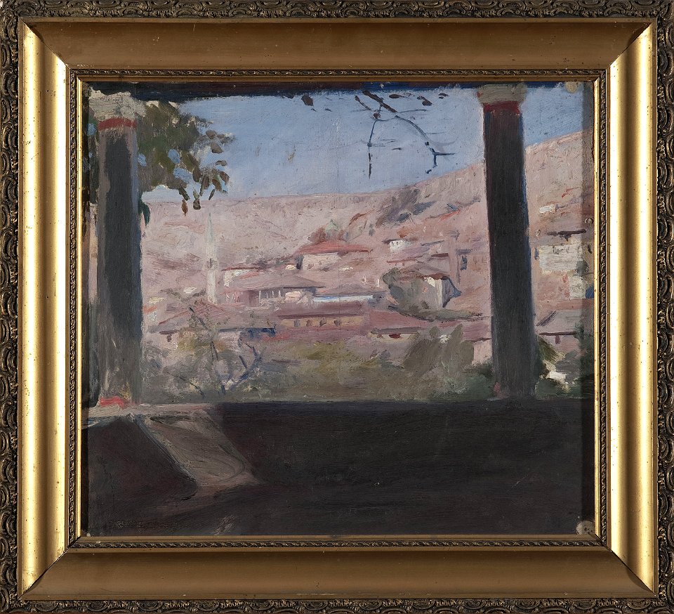 Jan Ciągliński - Summer house of Maria Potocka in Bakhchisaray. From the journey to Crimea - MP 1465 MNW - National Museum in Warsaw