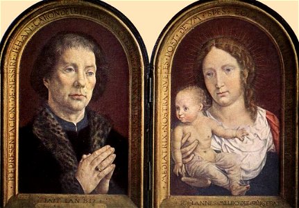 Jan Gossaert - Diptych of Jean Carondelet - WGA9763