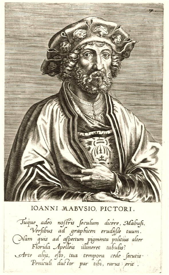 Jan Gossaert by Jan Wierix (attr.), 1572