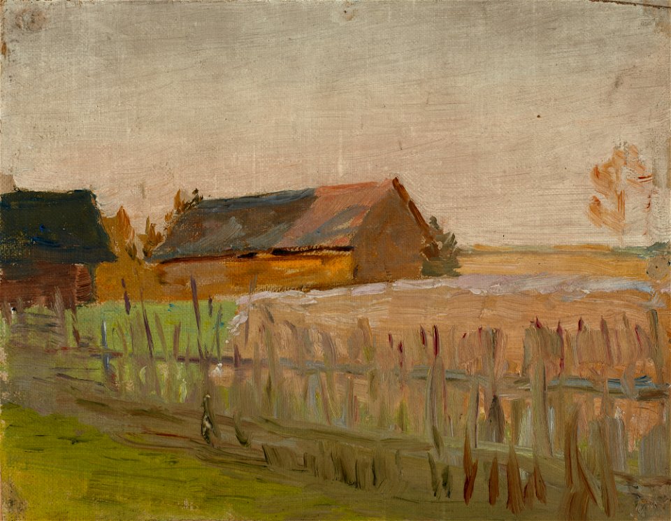 Jan Ciągliński - Evening - MNK II-b-486 - National Museum Kraków