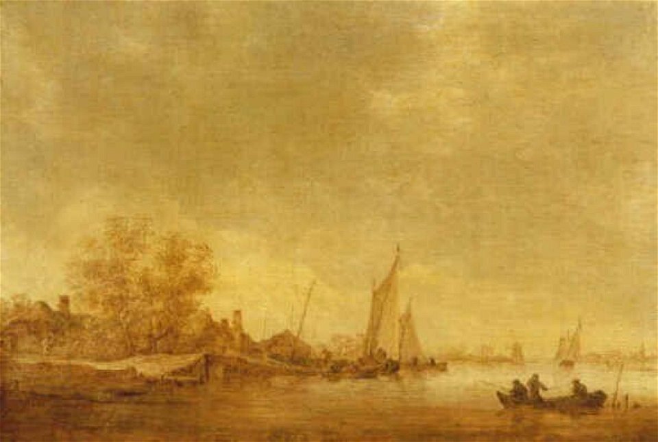 Jan Josefsz. van Goyen - Riviergezicht - 2497 (OK) - Museum Boijmans Van Beuningen