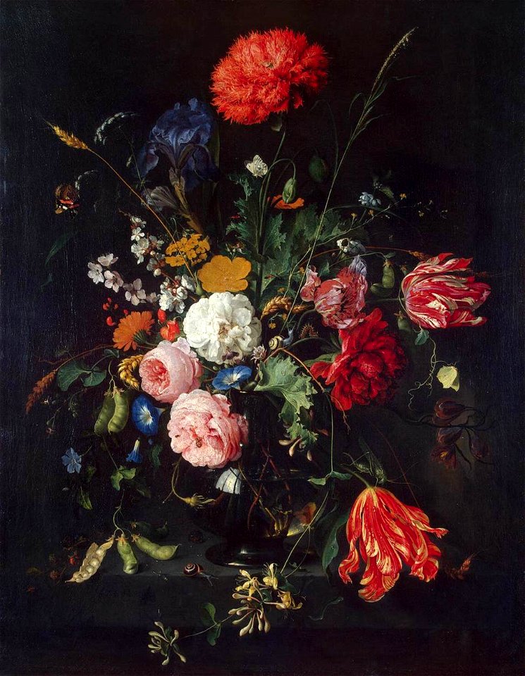 Jan Davidsz. de Heem - Vase of Flowers - WGA11290