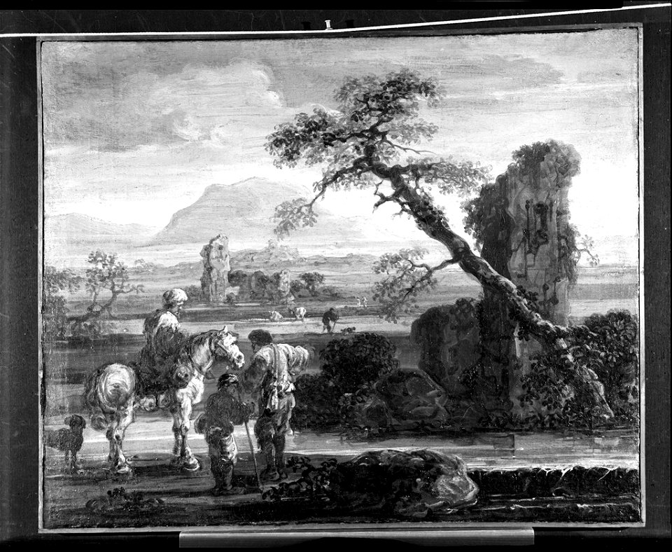 Jan de Momper - Italian Landscape with Travellers - 1982.108 - Harvard Art Museums