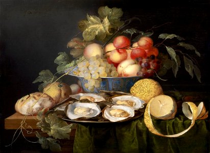 Jan Davidsz de Heem - Still Life with Fruit and Oysters 128