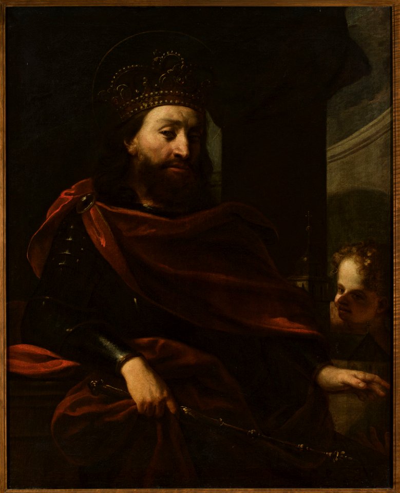 Jan Jiří Heinsch - Saint Sigismund (after 472–523) - M.Ob.45 - National Museum in Warsaw