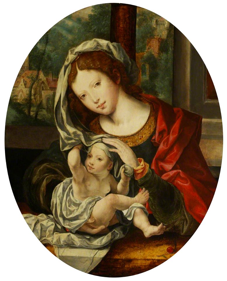 Jan Gossaert (c.1478-1532) - The Madonna and Child - 1221364 - National Trust