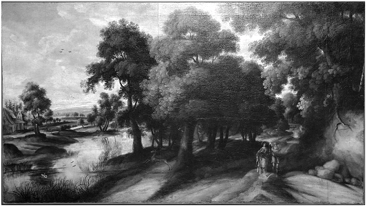 Jan Coxie - Hagar and the Angel in the Wilderness