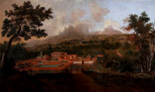 Jan Griffier I (c.1652-1718) (attributed to) - View of Old Kedleston House - 108882 - National Trust