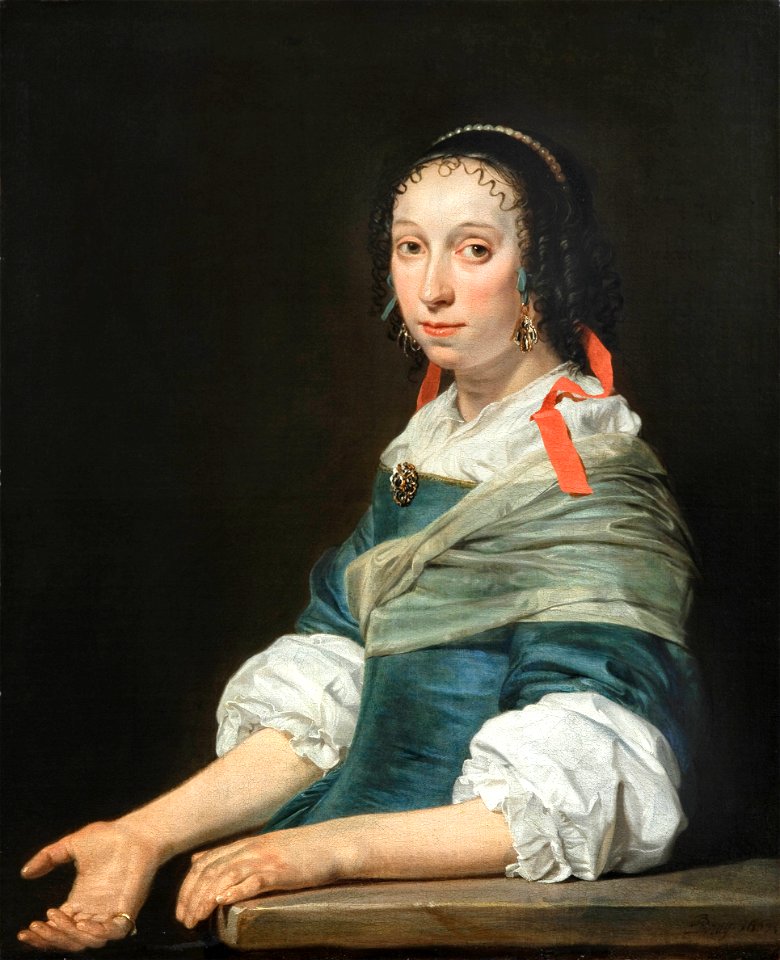 Jan de Bray - Portrait of a Woman, 1667 71 de bray 1978 S2