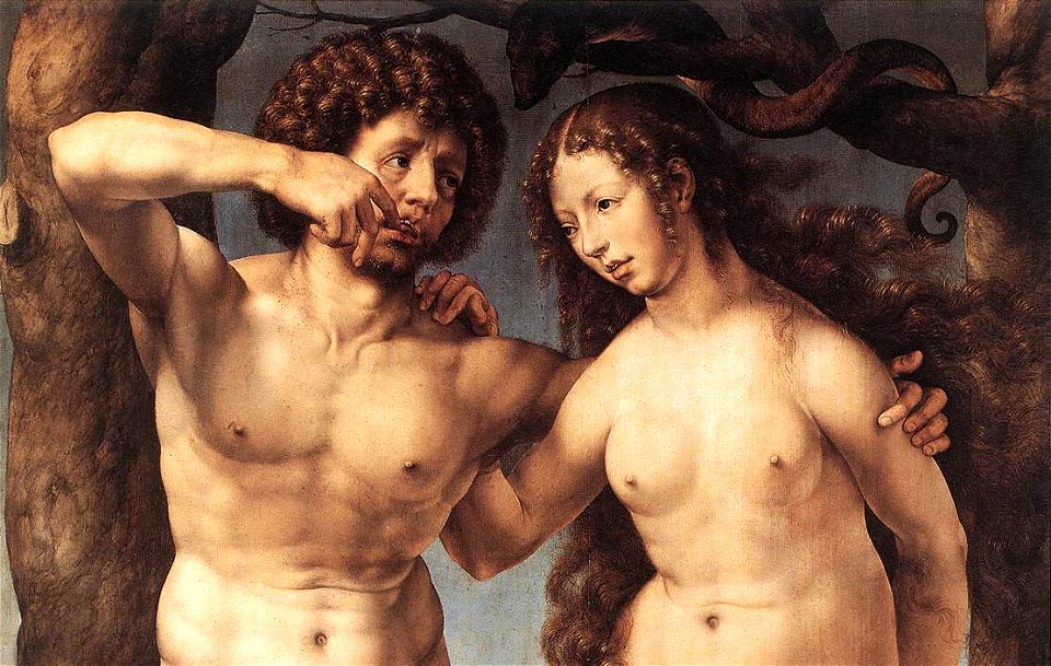 Jan Gossaert - Adam and Eve (detail) - WGA09776