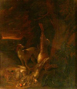 Jan Griffier I (c.1652-1718) (style of) - Dog, Hare and Dead Game - 352392 - National Trust