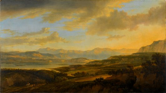 Jan Hackaert - Het meer van Zürich - SK-A-1709 - Rijksmuseum