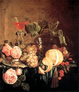 Jan Davidsz. de Heem - Still-Life with Flowers and Fruit - WGA11286