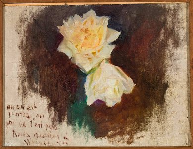 Jan Ciągliński - White roses - MP 1831 MNW - National Museum in Warsaw