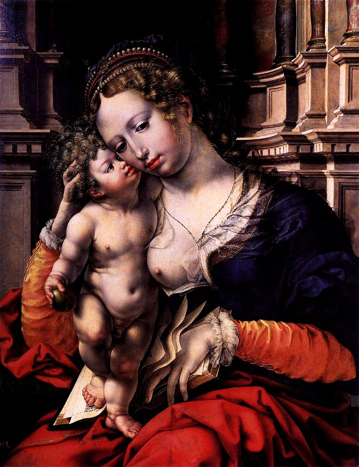 Jan Gossaert - Virgin and Child - WGA9770