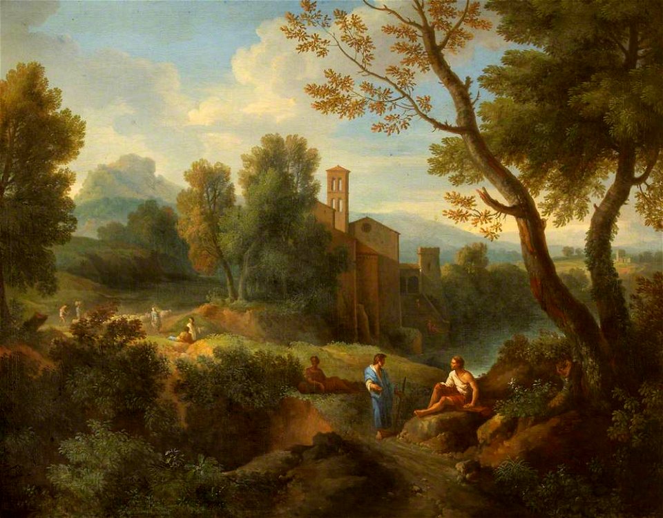 Jan Frans van Bloemen (1662-1749) - A Classical Landscape - 1439089 - National Trust