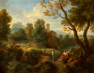 Jan Frans van Bloemen (1662-1749) - A Classical Landscape - 1439089 - National Trust