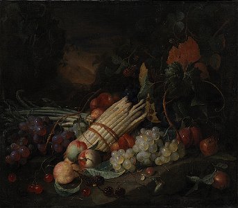 Jan Davidsz. de Heem - Still Life with Asparagus - KMSsp393 - Statens Museum for Kunst