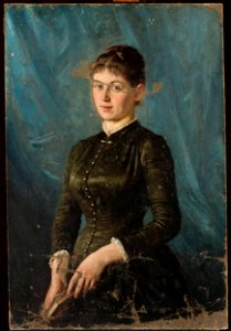 Jan Ciągliński - Portrait of a young lady - MP 1787 MNW - National Museum in Warsaw