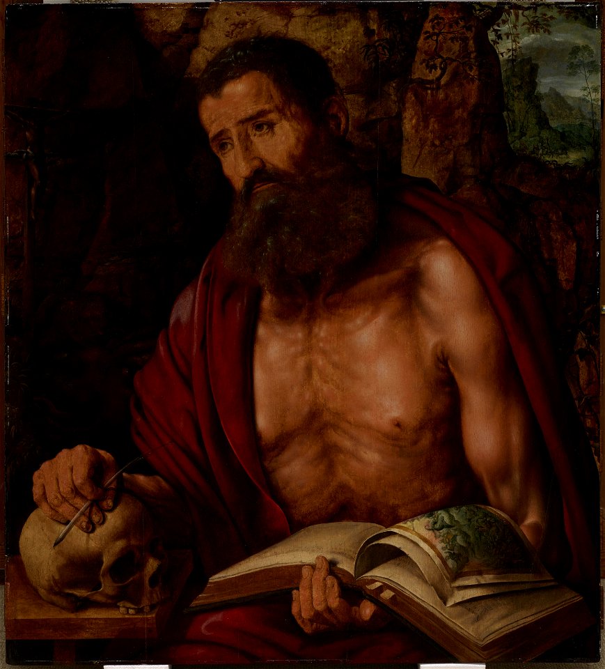 Jan Massys - St. Jerome in Meditation - 1992.290 - Dallas Museum of Art