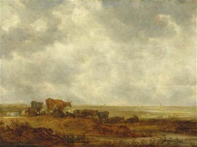 Jan Josefsz. van Goyen - Vergezicht over een vlak landschap - 2496 (OK) - Museum Boijmans Van Beuningen