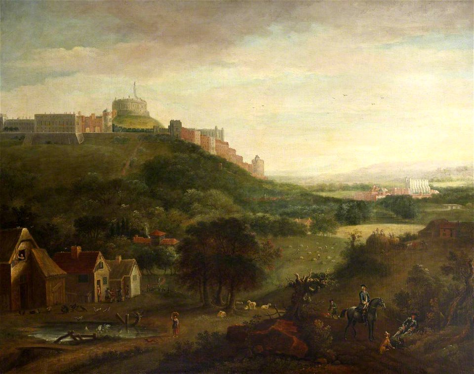 Jan Griffier II (1688-1773) - View of Windsor Castle from the North - 515467 - National Trust