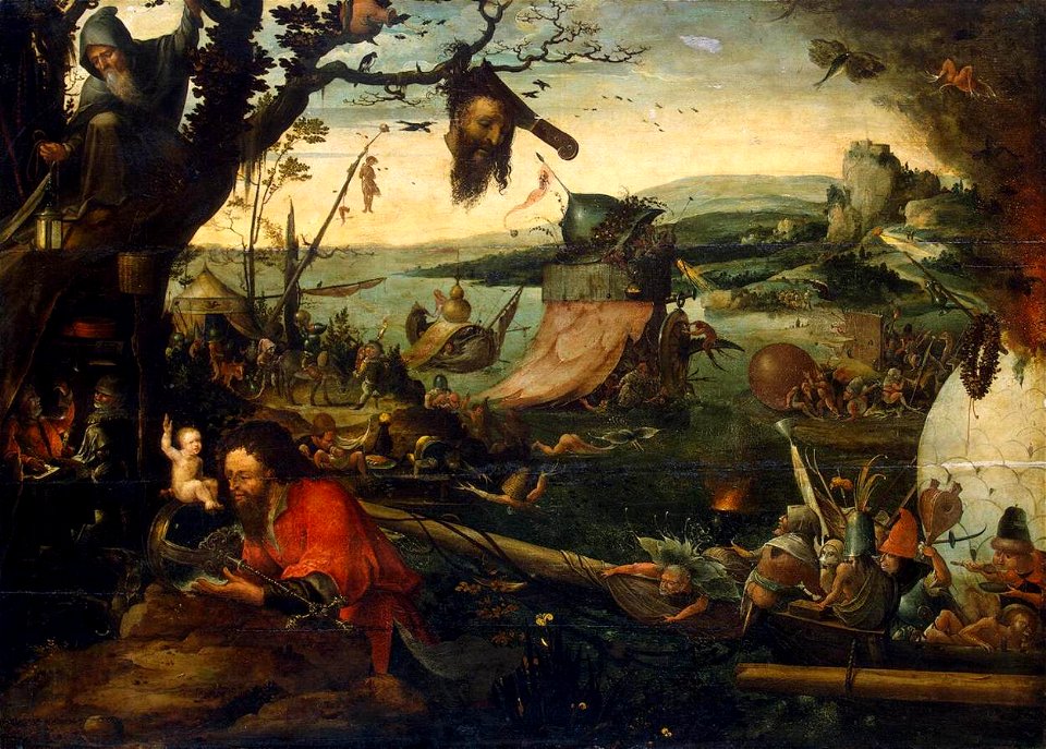 Jan Mandijn - Landscape with the Legend of St Christopher - WGA13917