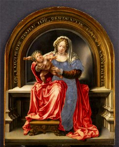 Jan Gossaert, gen. Mabuse, , Kunsthistorisches Museum Wien, Gemäldegalerie - Maria mit Kind - GG 942 - Kunsthistorisches Museum