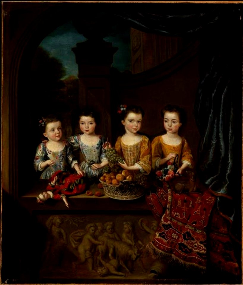 Jan de Meyer (II) - Portret van de dochters van Sir Matthew Decker (1679-1749) - 437 - Fitzwilliam Museum