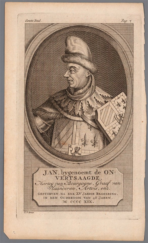 Jan de Onvertsaagde (1371-1419), objectnr A 16844