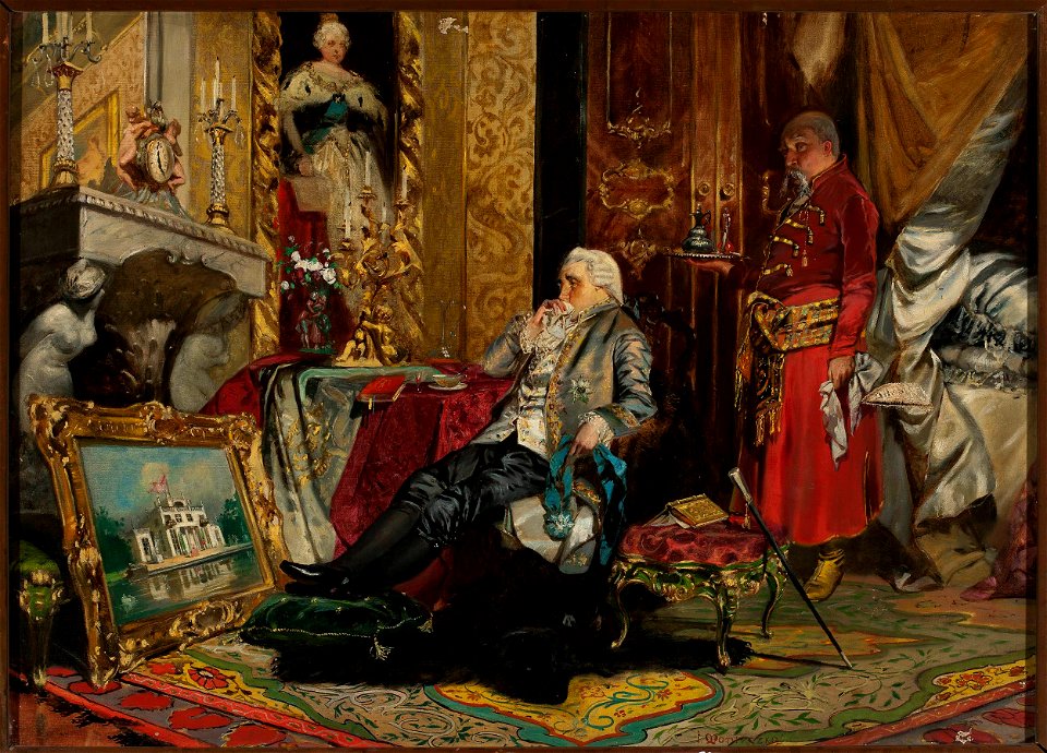 Jan Czesław Moniuszko - King Stanisław August Poniatowski in Petersburg - MP 1115 MNW - National Museum in Warsaw