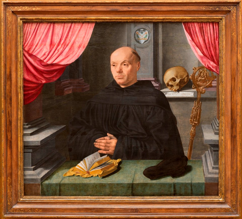 Jan Gossaert - Abbot Johann Ingenray - 44.281 - Detroit Institute of Arts