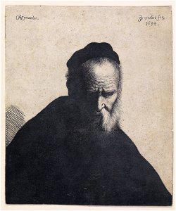Jan Georg Vliet Brustbild eines Greises 1634