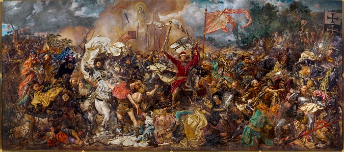 Jan Matejko - Battle of Grunwald - MP 443 - National Museum in Warsaw. Free illustration for personal and commercial use.