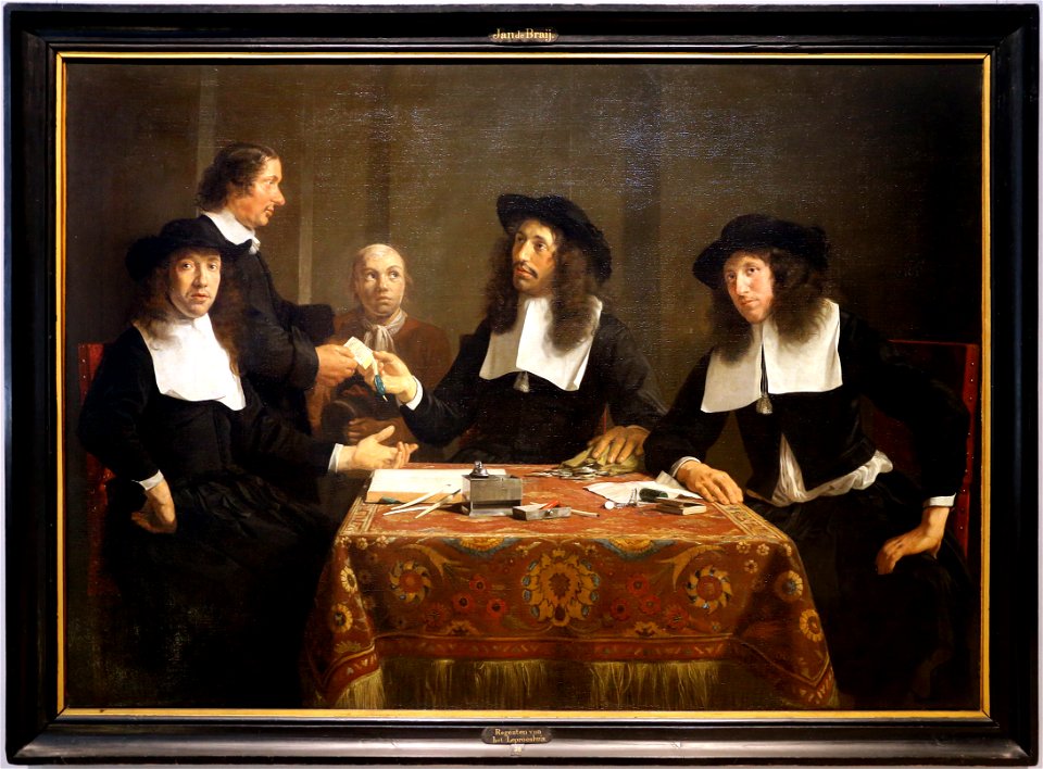 Jan de bray, i governatori dell'ospedale leper a harlem, 1667