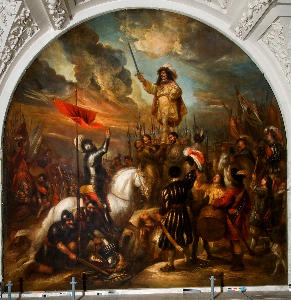 Jan Lievens - Brinio Raised on a Shield - Google Art Project
