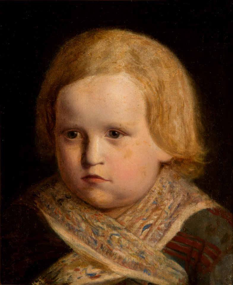 Jan Matejko - Portrait of a Little Boy - MNK II-a-507 - National Museum Kraków