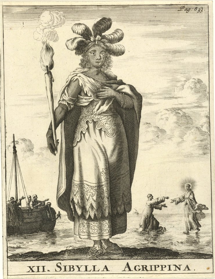 Jan Luyken - Sybil Agrippina RP-P-1896-A-19368-485
