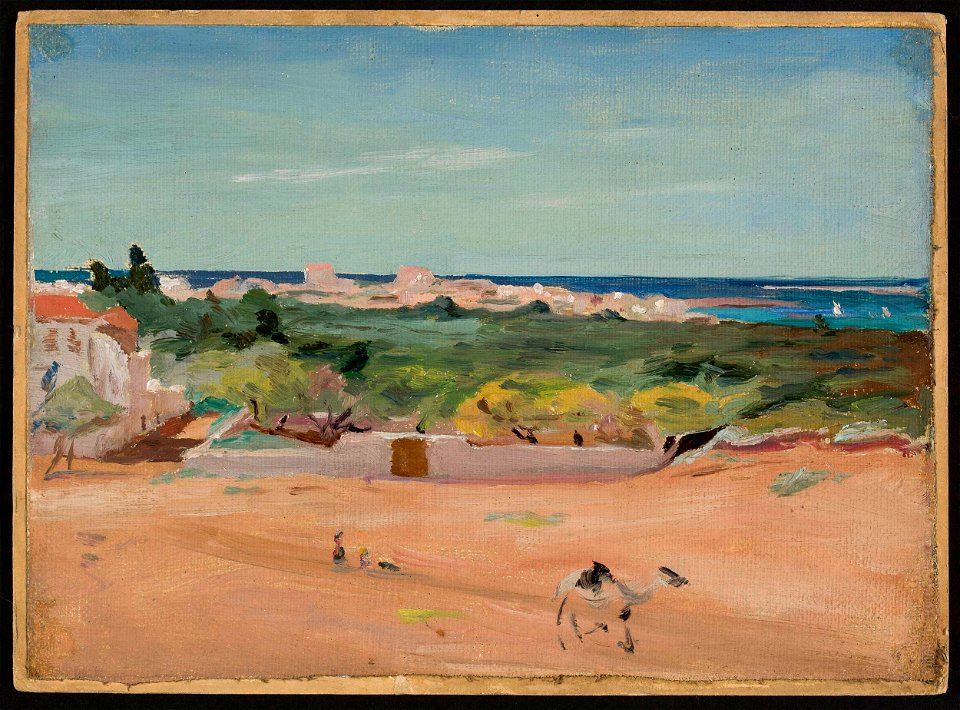 Jan Ciągliński - Tripoli in Syria. From the journey to Palestine - MP 1569 MNW - National Museum in Warsaw