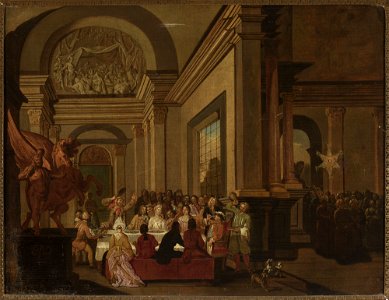 Jan Josef Horemans I - Banquet - M.Ob.2266 MNW - National Museum in Warsaw