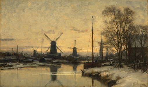 Jan Hillebrand Wijsmuller - In de omtrek van de Baarsjes te Amsterdam - SA 1907 - Amsterdam Museum