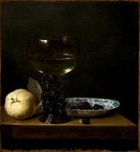 Jan Jansz. van de Velde - Still Life with Goblet and Fruit - 27.465 - Museum of Fine Arts
