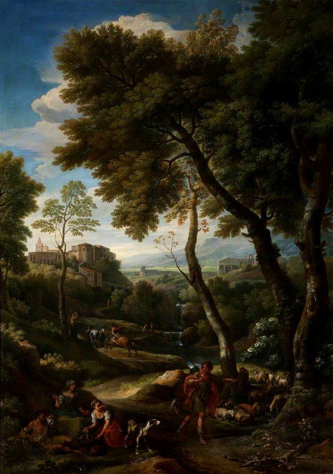 Jan Frans van Bloemen (1662-1749) - Pastoral Landscape - 108900 - National Trust
